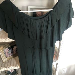 New York and company green blouse